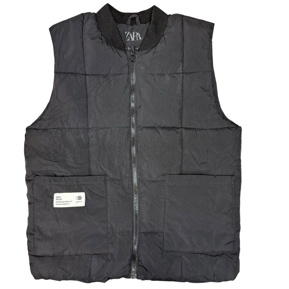 ZARA kids black puffer jacket size 9-10
